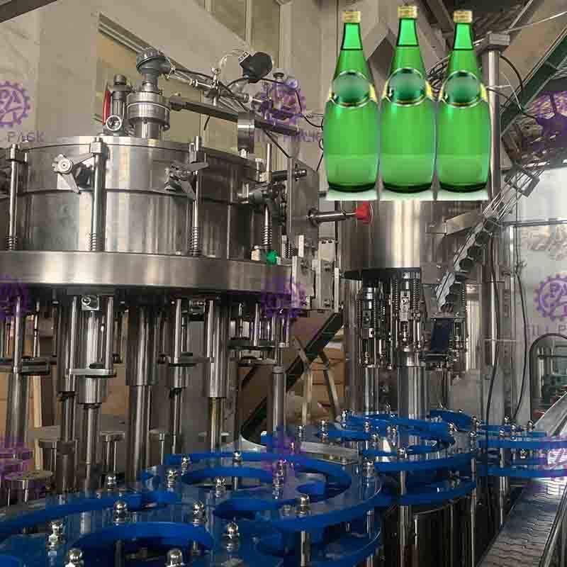 Füllmaschine-Ring-Art flüssige Zylinder PLC-Steuerung der Flaschen-12000BPH