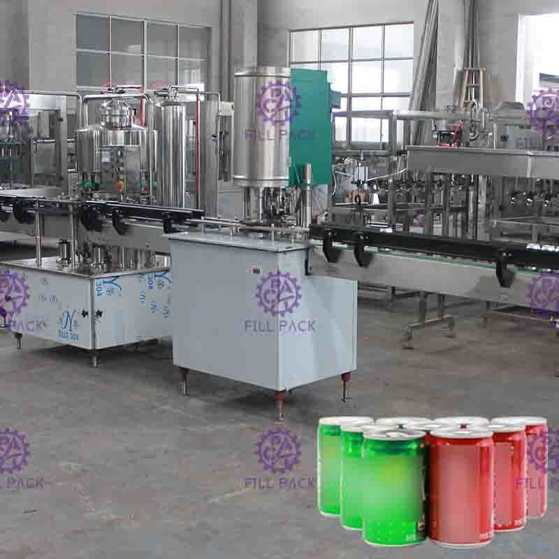 Lineare Art Blechdose-füllende Linie des Saft-/Teemit hoher Geschwindigkeit