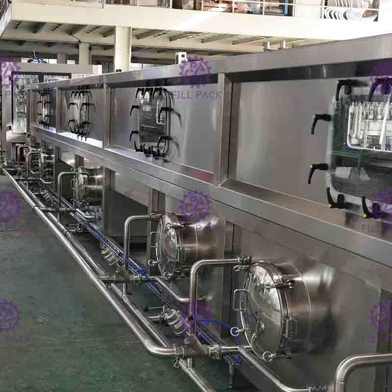 Glas füllte Saft-abkühlende Maschine 36℃ - 85℃ für Warmeinfüllen-Maschine ab
