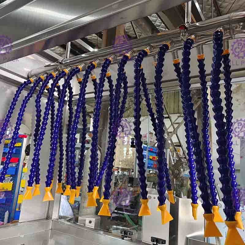 Flaschen-Schlagtrockner Beweis des Staubes 7.5kw für das Entfernen von Flaschen-Feuchtigkeit der Produktlinie des alkoholfreien Getränkes