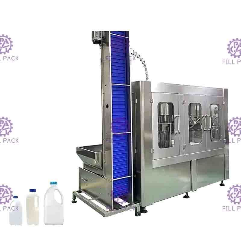Automatische monoblock 6000BPH Milch-Füllmaschine des Flaschen-Integral-3 in-1washing-filing-capping/Gerät
