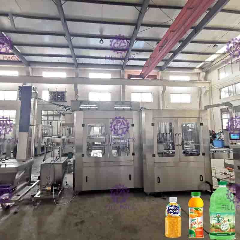 24 Hauptplastikflaschen der saft-Füllmaschine-8000 pro Stunden-Überwurfmuttern