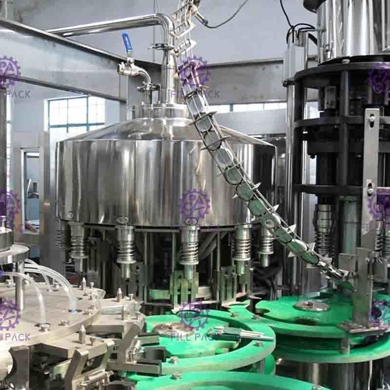 voll automatische nicht- Saft-Getränk-Füllmaschine des Gas-4.2Kw für Glasflasche